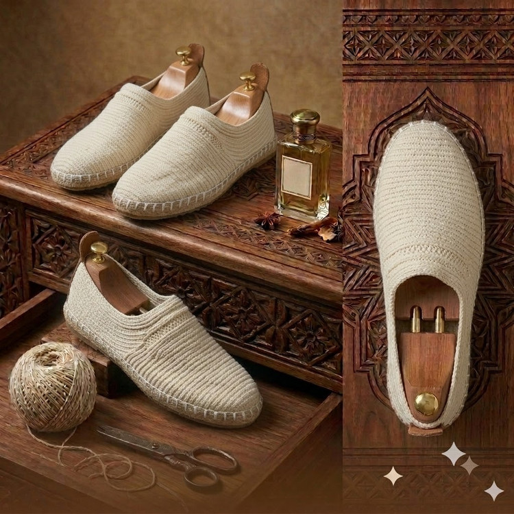 گیوه سنتی نخ پنبه مدل آراد